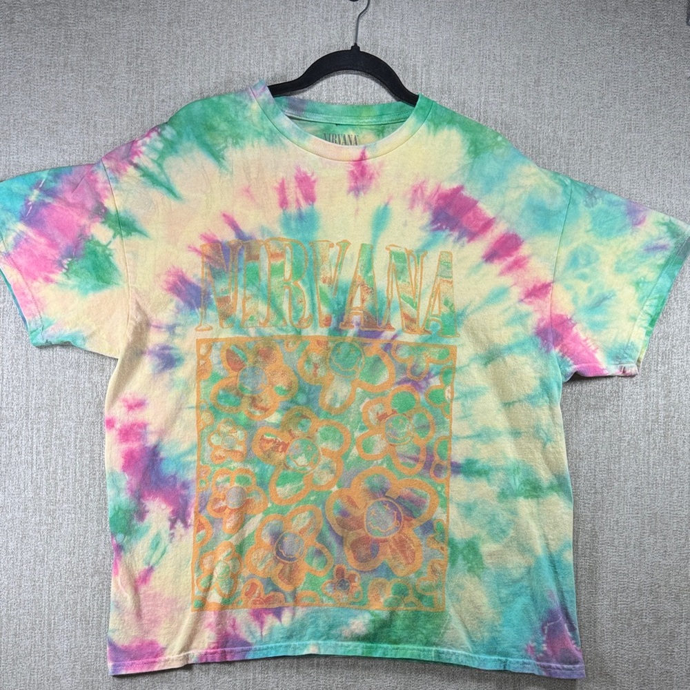 NIRVANA Multicolor Tie-Dye Tee NWOT- XL